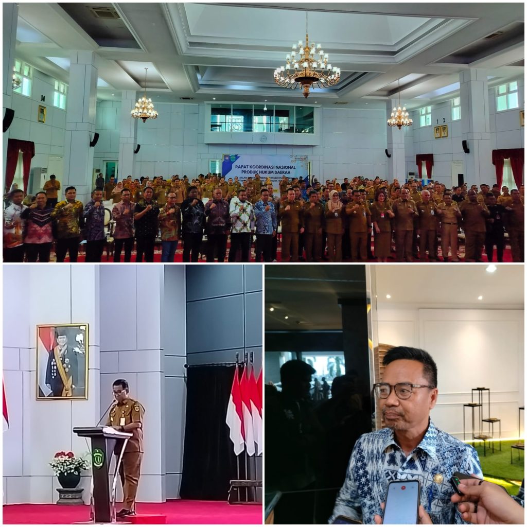 suasana saat Rakornas di Pendopo Odah Etam, Kompleks Kantor Gubernur Kaltim